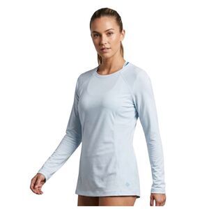 Columbia White Omni-Wick Long Sleeve Performance Top Size S